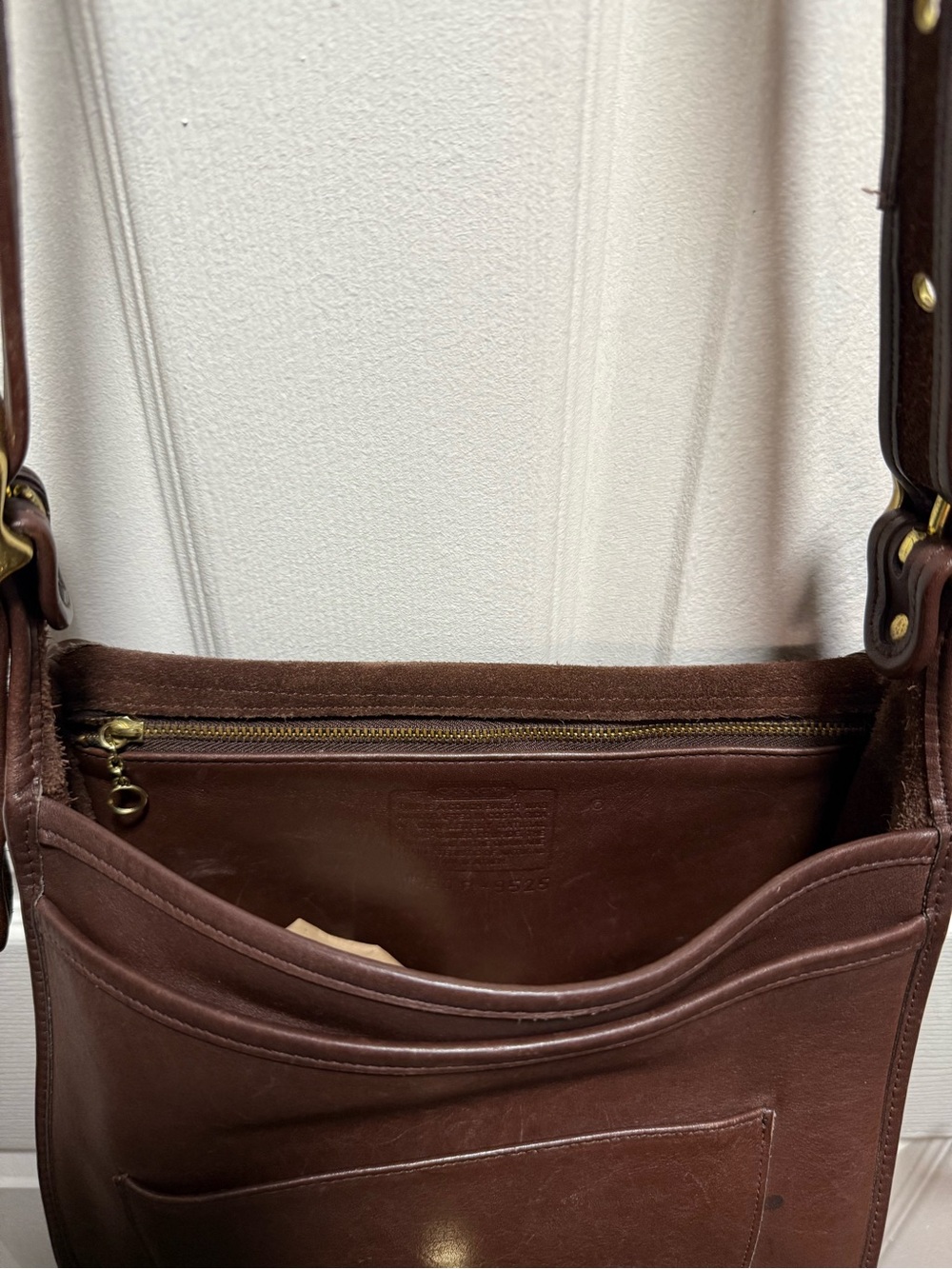Beautiful vintage leather Coach purse chocolate brown - Picture 8 of 16